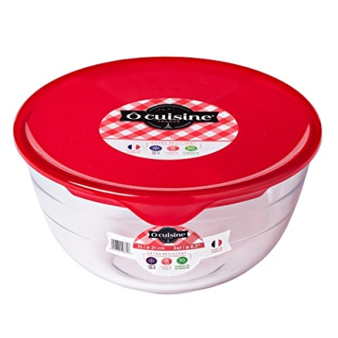 Ô Cuisine Runde Lunchbox mit Deckel, Standard
