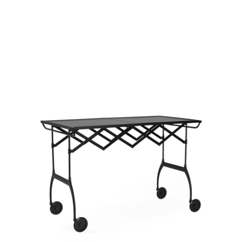 Kartell Battista, Servierwagen, Schwarz