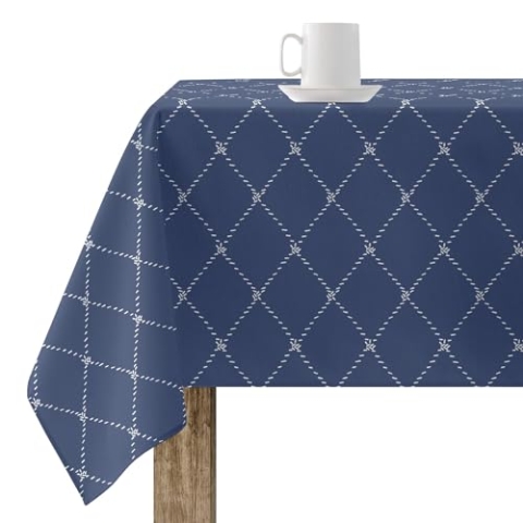 Belum Tischdecke mit Fleckenabweisend, Größe 240 x 155 cm, besonders weich, Mehrfarbig, Stoff 100% Bio-Baumwolle, Modell T03