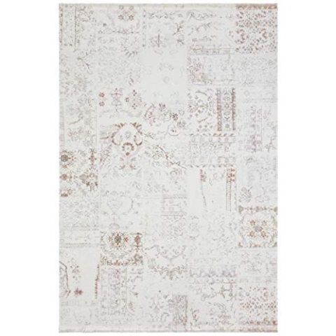 Nouristan Design Teppich mit Fransen Pina Creme , 180x280 cm