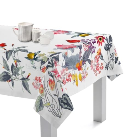HappyFriday Fruit Garden Tischdecke, Mehrfarbig, 150 x 150 cm