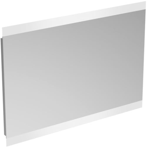 Ideal Standard - Rechteckiger Spiegel mit integriertem LED-Licht Oben und unten, 100x70, 55W, Neutral