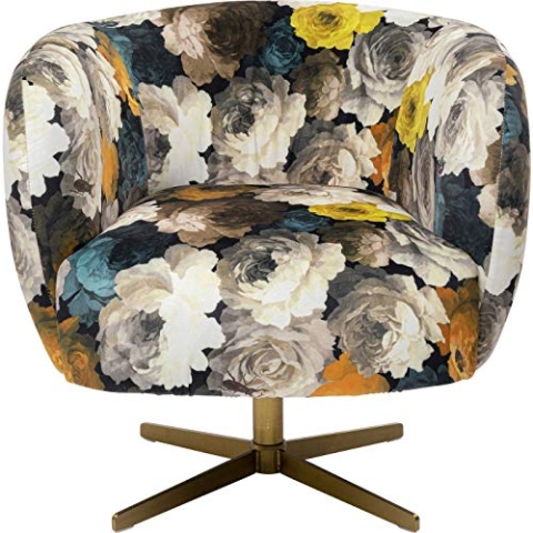 Kare Design Armlehnstuhl Peony Gelb