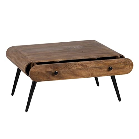 BigBuy Home Couchtisch, 86 x 61 x 43 cm, Holz, Eisen