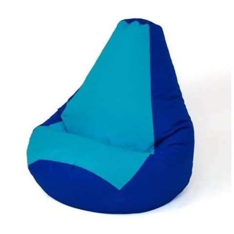 GO GIFT Sitzsack, Blau, Granatrot, Oxford-Gewebe, 130 x 90 cm