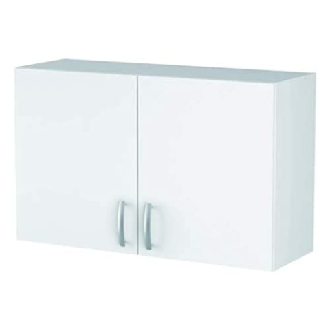 Links 13 CASA Adria 'A1 Suspendue 100 cm 2 Ante. Dim. 100 * 28 * 60H cm. melamina. Blanc.