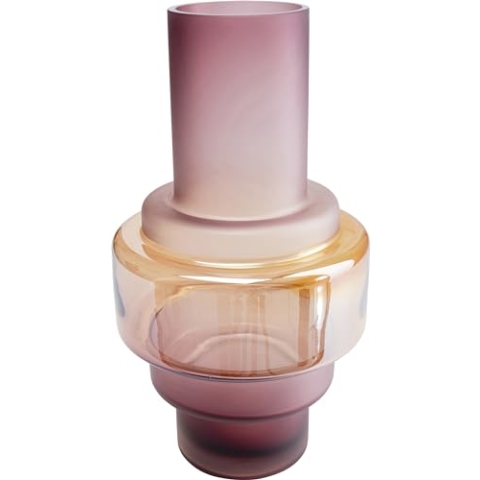 Kare Design Vase Rosie, Blumenvase, Tischvase, lila, Artikelhöhe 35cm