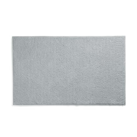 kela Badematte rutschfest 70 x 120 x 1,5 cm Maja, Badezimmerteppich grau, waschbar, recyceltes Polyester, Flauschiger Badvorleger