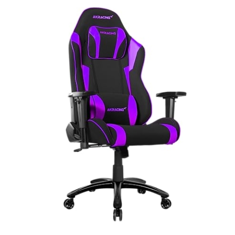 AKRacing Chair Core EX-WIDE SE Gaming Stuhl, Stoff/Kunstleder, Schwarz/Indigo, 5 Jahre Herstellergarantie