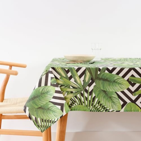 Belum Tischdecke mit Fleckenabweisend, Größe 300 x 155 cm, extraweich, Mehrfarbig, 100, Stoff 100% Bio-Baumwolle, Modell 0318-81