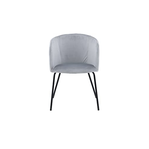 Venture Home 15562-885 Berit Chair, 20% Polyester-Leinen, Schwarz, Grau