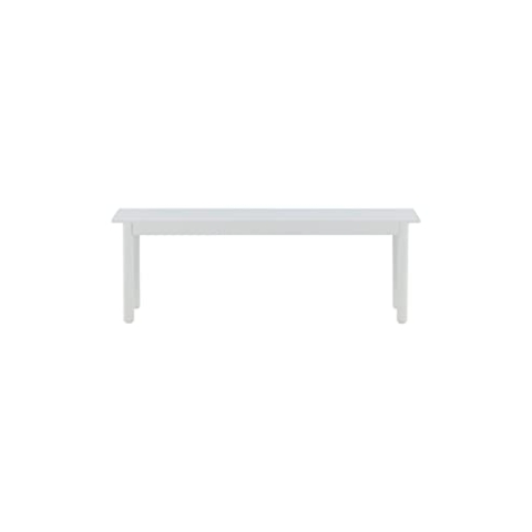 Venture Home Bench, White, One Size