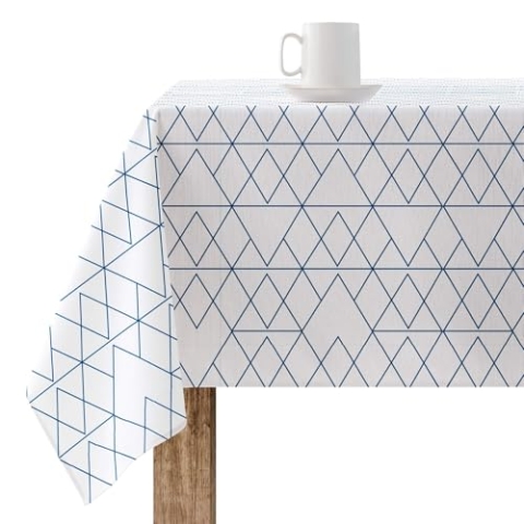 BELUM Tischdecke, fleckenabweisend, Teflon, rechteckig, Harz, Wachstuchtischdecke in verschiedenen Größen, Tischdecke, Tischdecke, Küche, Tischdecke, Zuhause (300 x 140)