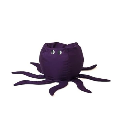 GO GIFT Sitzsack, violett, Oxford Octopus, Bunt