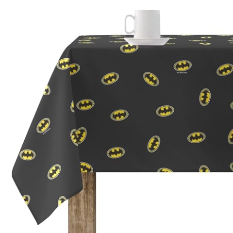 Belum Tischdecke, schmutzabweisend, Batman, Teflon-Tischdecke, schmutzabweisend, rechteckig, aus Harz, Tischdecke, Küchentischdecke, Tischdecke, Tischdecke, 300 x 140 cm
