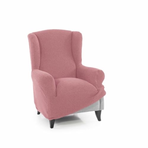 SOFASKINS® Sofabezug für 1-Sitzer, super elastisch, Sofabezug mit einzigartigem Design, atmungsaktiv und langlebig, einfach anzubringen, Größe 70-110 cm, Rosa