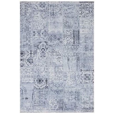 Nouristan Design Teppich mit Fransen Pina Blaugrau, 180x280 cm