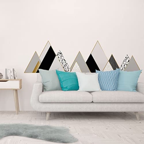 Ambiance-sticker col-ros-c778_100x150cm Wandtattoo, Polyvinylchlorid, Rwenzori, H100 x L150 cm