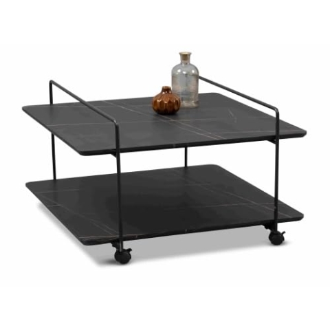 M2 Kollektion Couchtisch Doppio 2", 80x50x80 cm