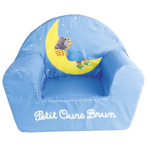 FUN HOUSE 712583 Kleiner Bär Sessel Club für Kinder Schaumstoff/Bezug Polyester Rot 52 x 33 x 42 cm