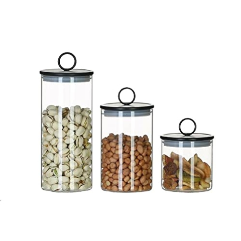 DKD Home Decor Set mit 3 Dosen, Standard