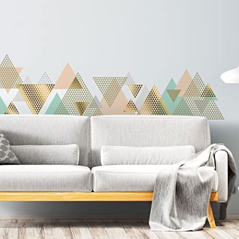 Ambiance-sticker Selbstklebender Wandaufkleber, Vinyl, Mehrfarbig, 100 x 150 cm