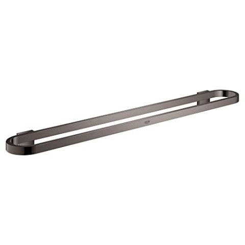 Handtuchhalter, 60 cm, Glasablage mit kratzfester Grohe Starlight-Oberfläche, 60 x 8 x 3 cm, Graphitgrau (Referenz: 41056A00)