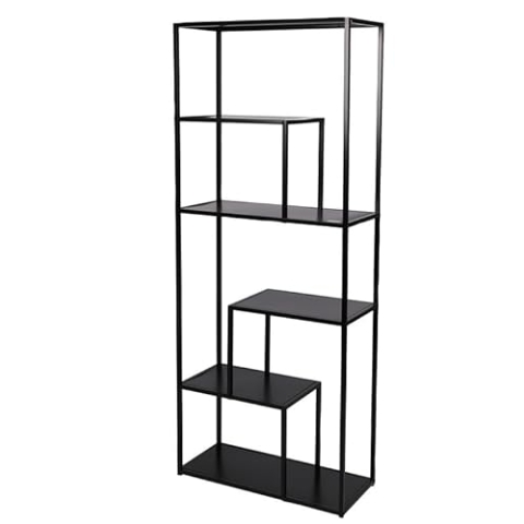 Urban living "Madison BIBLIOTHEK 6 Stufen MIT METALLSTRUKTUR SCHWARZ 70X30XH170CM