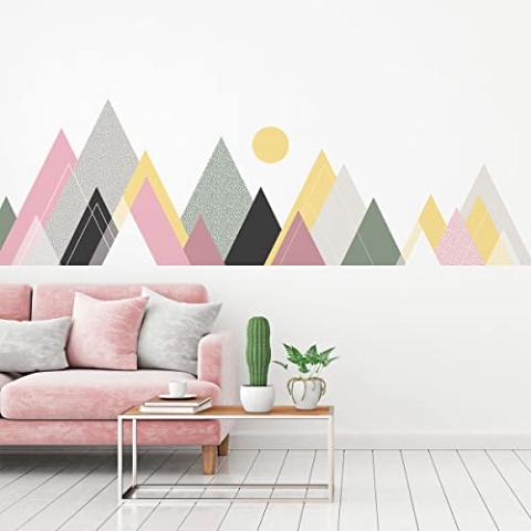 Ambiance-sticker col-ros-c767_100x150cm Wandtattoo, Polyvinylchlorid, Vogia, H100 x L150 cm