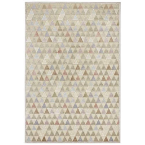 Elle Decoration Aisne Kurzflor Teppich – Seidenoptik Viskose Hoch Tief Effekt Modern flauschig Weich-für Wohnzimmer Schlafzimmer Kinderzimmer Esszimmer in Beige Pastelfarben, 120x170 cm, Dunkelgrau