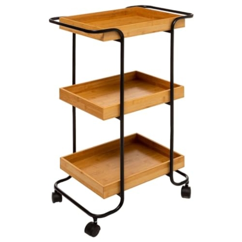 FIVE Tribecart Trolley mit Rollen, 3 Ebenen
