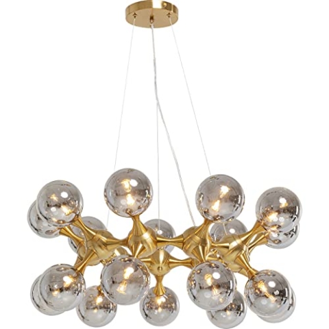 Kare Design Hängeleuchte Atomic Balls Brass 74cm