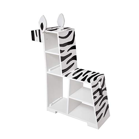 Kinder Bücherregal Holz Zebra Stabiles Kinderregal von Teamson Kids TDF-00004
