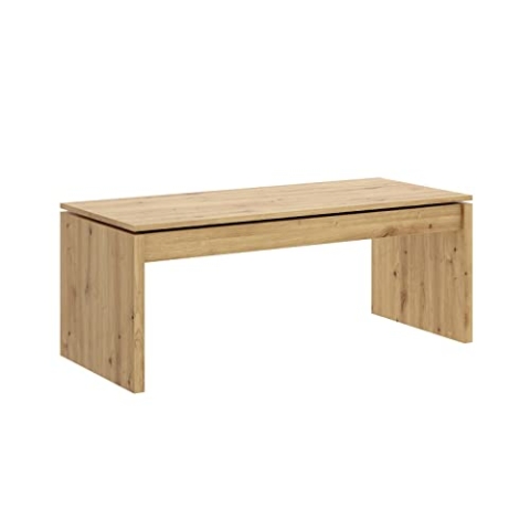 DEKIT GRUPO RIMOBEL Side Couchtisch, höhenverstellbar, Melamin, Nordisch, 43 x 102 x 50 cm