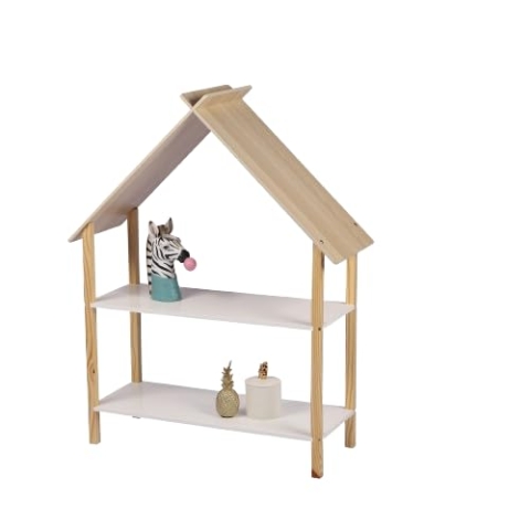 Judy Wild Kid's Spirit Dream Bibliothek Haus mit 2 Regalen, 78 x 30 x 101 cm