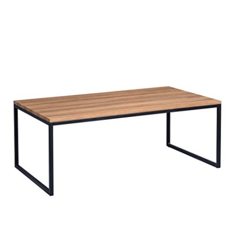 M2 Kollektion Jakarta 2 Couchtisch, MDF Dekor Eiche braun, 110x60cm, Höhe 43cm