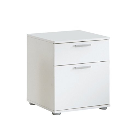 FMD Möbel, 616-003 Nachtkonsole Jack 3, weiß, maße 45.0 x 53.0 x 38.0 cm (BHT)