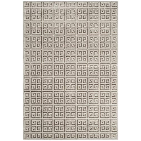 SAFAVIEH Traditionell Teppich für Wohnzimmer, Esszimmer, Schlafzimmer - Paradise Collection, Kurzer Flor, Silber, 155 X 229 cm