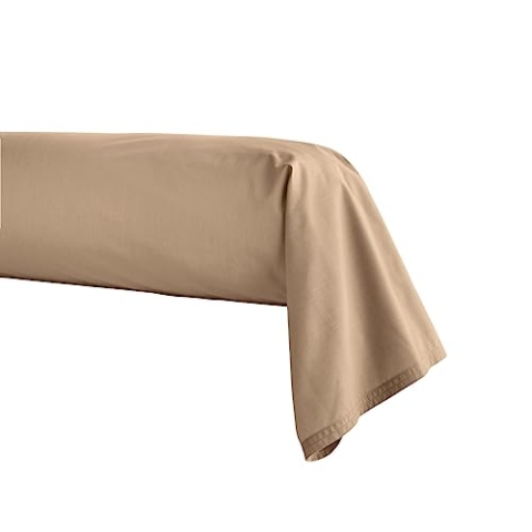 ESSIX Bezug für Nackenrolle aus Baumwollperkal, Première, Dune, 43 x 230 cm