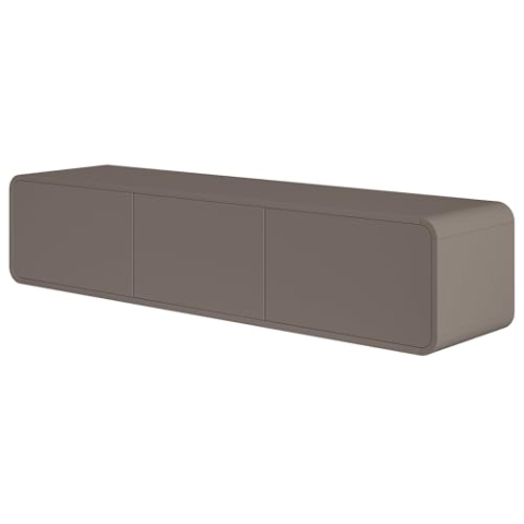Selsey TV Schrank Board Sideboard Fernsehtisch Fernsehschrank 154 cm Schubladen Hängend Dunkelbeige ORO