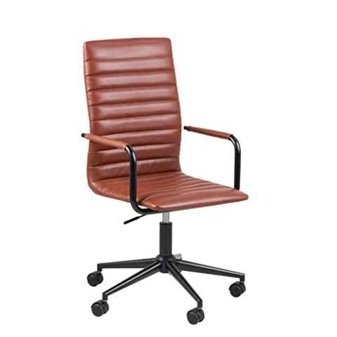 AC Design Furniture Winifred Bürostuhl, B: 45 x T:58 x H: 103 cm, PU, Cognac