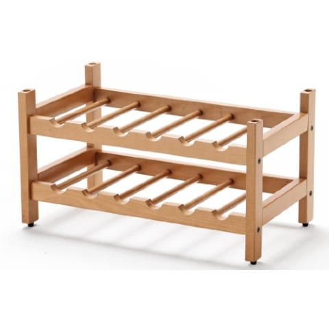 Stapelbares Weinregal Birellone Größe: 31 cm H x 58,5 cm W x 32 cm T