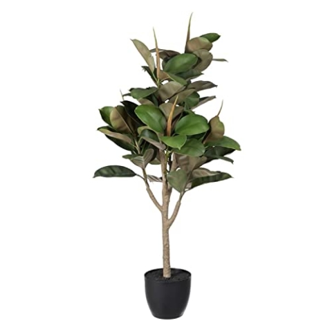 BigBuy Home Dekorative Pflanze 134 cm grün PVC Eiche