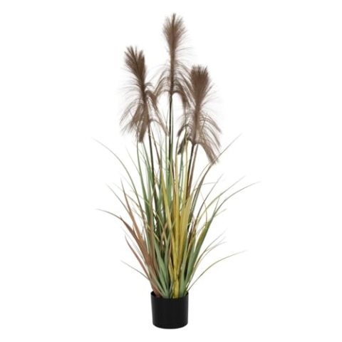 BigBuy Home Dekorative Pflanze PVC Zement Stoff 120 cm 14 x 14 x 12,5 cm