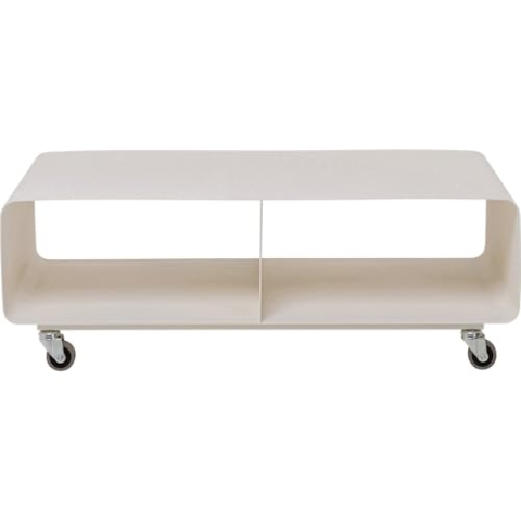 Kare Design Lowboard Lounge M, Creme, Sideboard, TV-Board, minimalistisch, modern, Aufbewahrung, Wohnzimmer, Schlafzimmer, 30x90x42 cm (H/B/T)