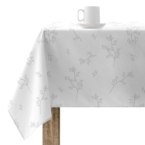 Belum Tischdecke mit Fleckenabweisend, Größe 240 x 155 cm, extraweich, Mehrfarbig, Stoff 100% Bio-Baumwolle, Modell T06