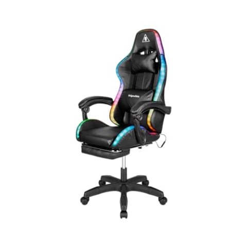 Krüger&Matz Gaming Stuhl, PU-Leder, sc schwarz, Uniwersalny