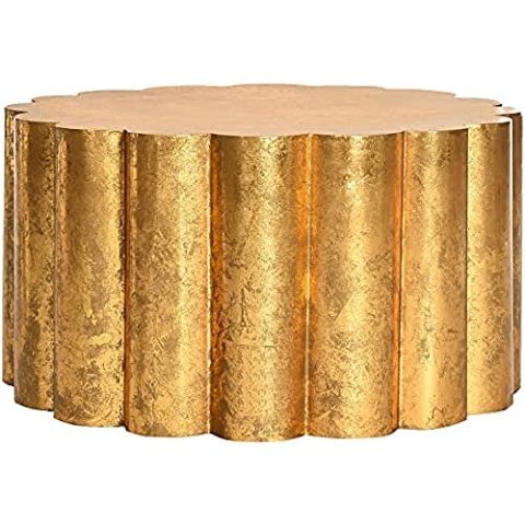 SAFAVIEH Glamourös Akzenttisch, Gold, 60 X 60 X 38.1