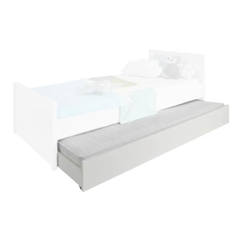 trendteam smart living - Bettkasten - Babyzimmer - Ole - Aufbaumaß (BxHxT) 199 x 21 x 95 cm - Farbe Weiß - 183929601