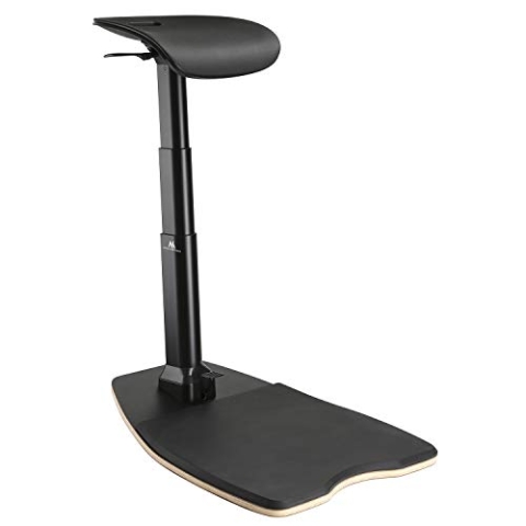 Maclean MC-872 Multifunktioneller Ergonomischer Bürostuhl zur Arbeit in Steh und Sitz-Position Bürohocker Max. 125kg Einstellbare Höhe von 615mm bis 1180mm